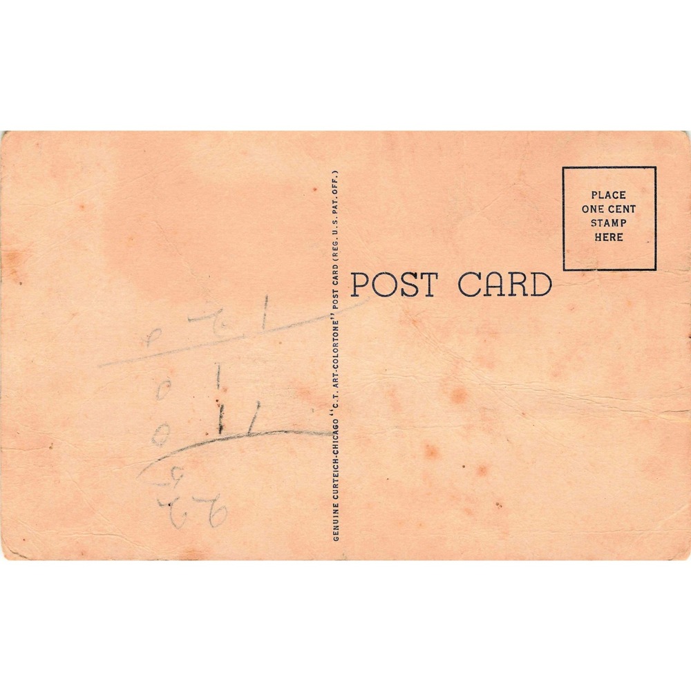 Vintage Barracks Engineering‎ Circle Fort Leonard Wood Missouri Postcard - Picture 2 of 2